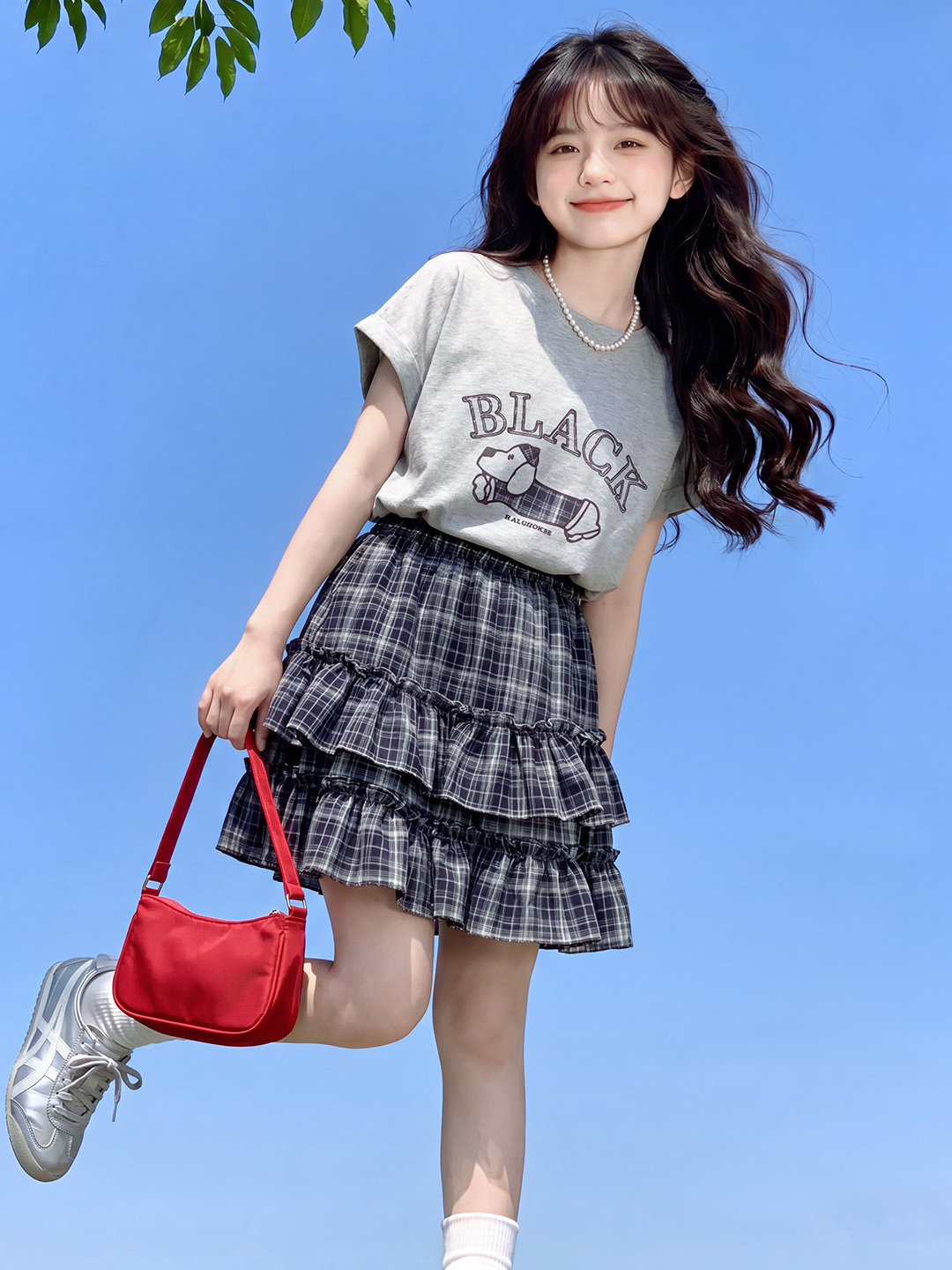 Summer Clothing Online - Zomerse casual outfit voor meisjes, geruite