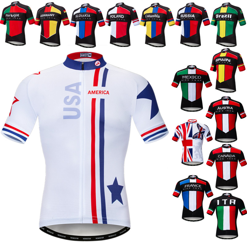 Summer Clothing Uk Men - Weimostar Usa Wielertrui Mannen Pro Team