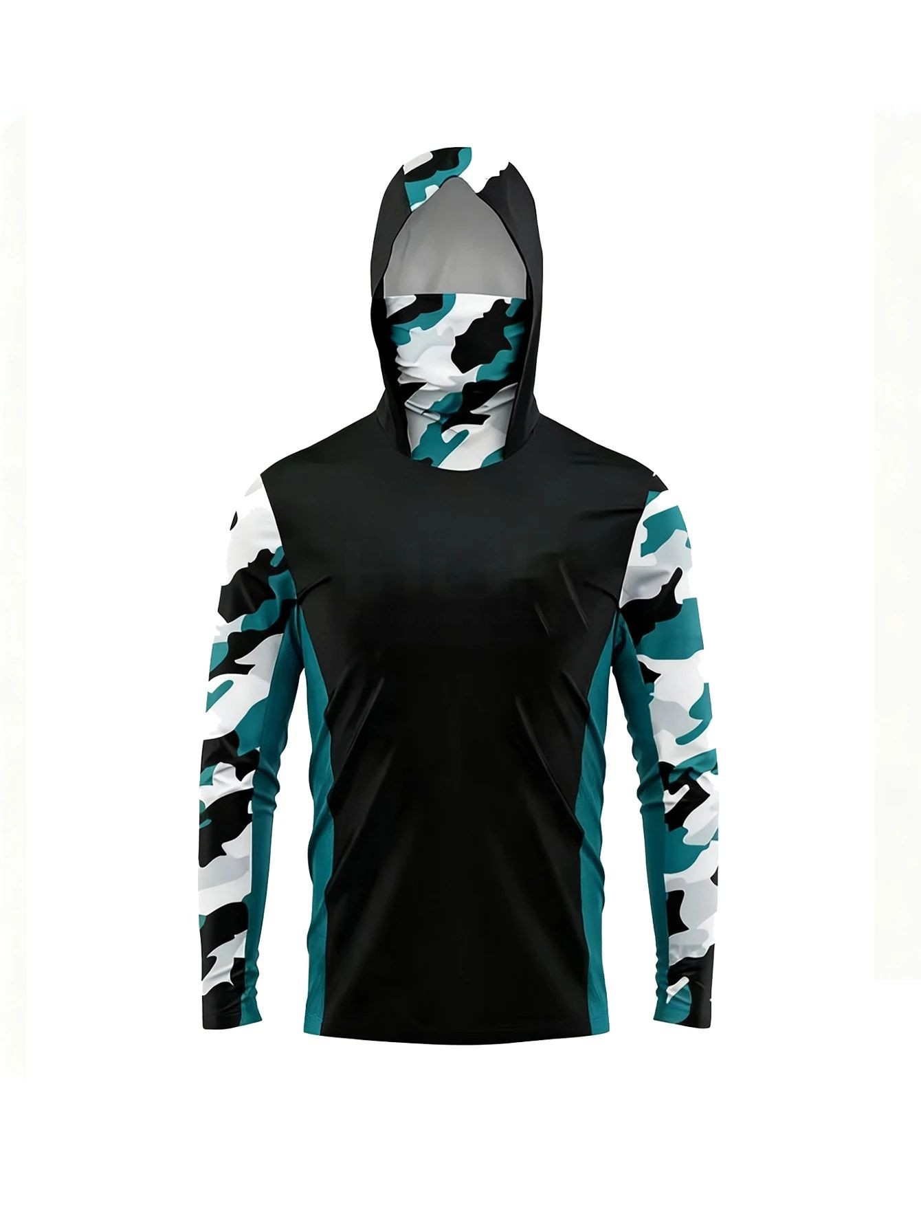 Summer Clothing Long Sleeve - Outdoor Heren Vissershirt met Capuchon Bescherming