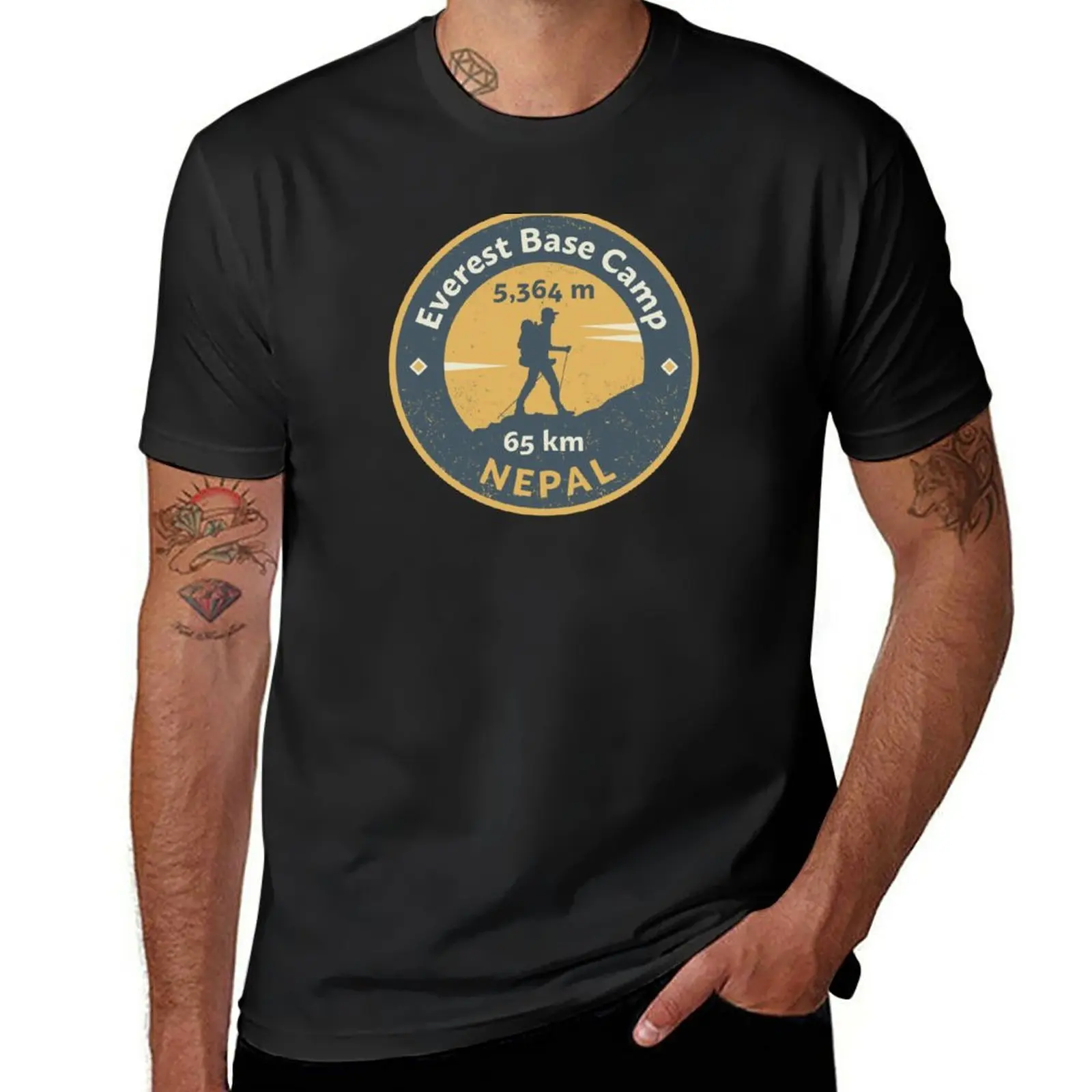Summer Everest Clothing - Crewneck T-Shirts Met Korte Mouwen Zomerkleding
