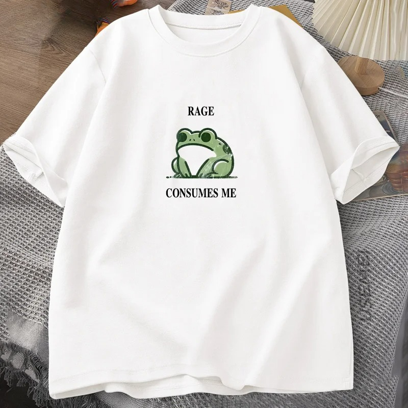 Summer Clothing Vintage - Woede Verslukt Me Kikker Vintage T-Shirt