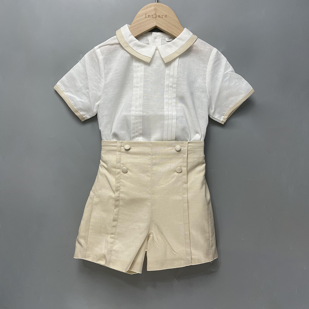 Summer Clothing In Spanish - 2 Stuks Kinderen Boutique Kleding Jongen