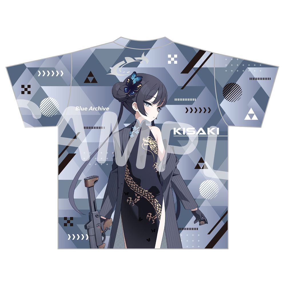 Summer Clothing Cheap - Blauw Archief Ryūge Kisaki Grafische T-shirt