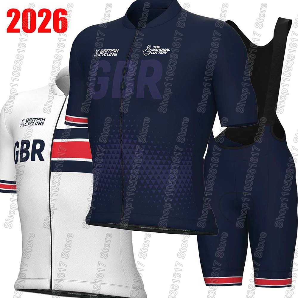 Summer Clothing Uk Men - 2026 GBR BRITISH Team Fietskledingset Groot-Brittannië