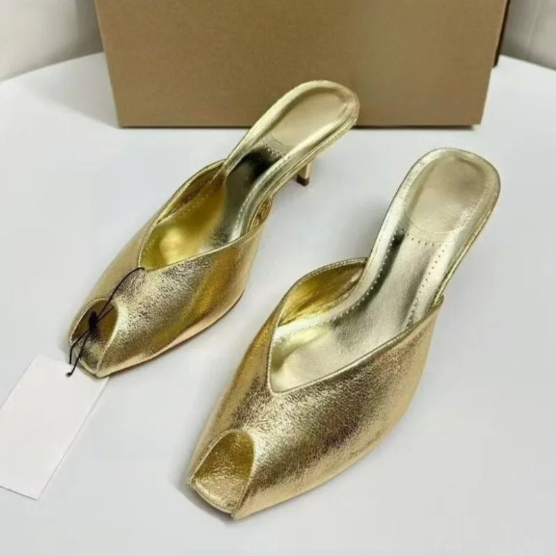 Summer Clothing Dress - Damespumps Designer Gouden Damesmuiltjes Sandalen Luxe