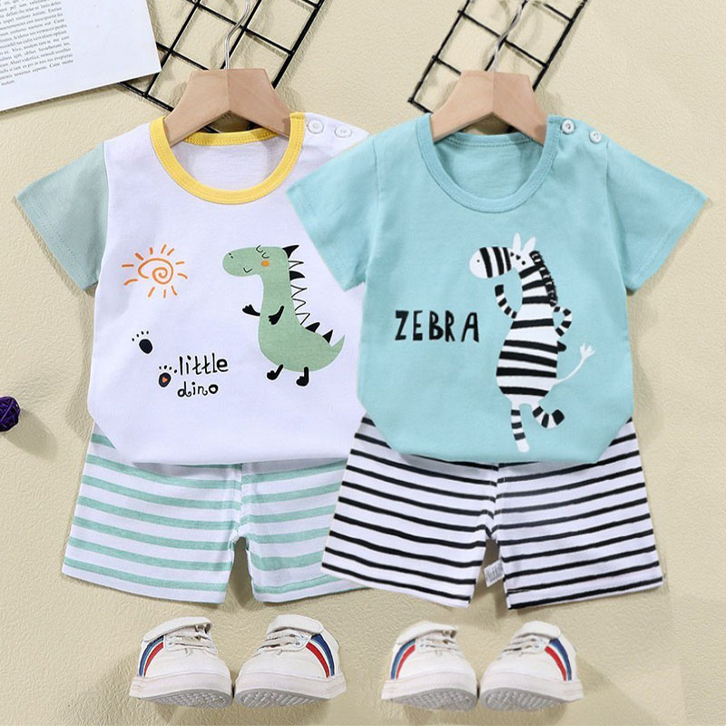 Katoen Tees + Shorts 2-delige  - Summer Clothing Baby recensie en prijs