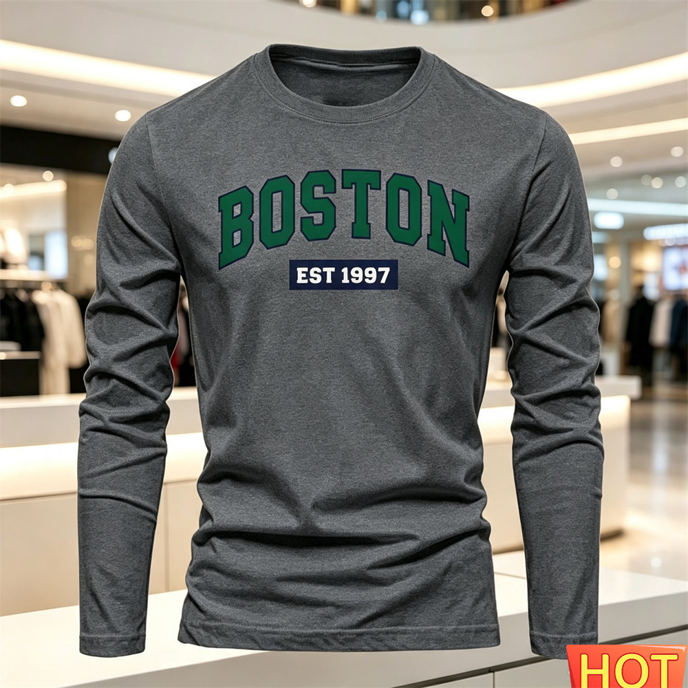 Herfst Zomer heren T-shirt met - Summer Clothing Long Sleeve recensie en prijs