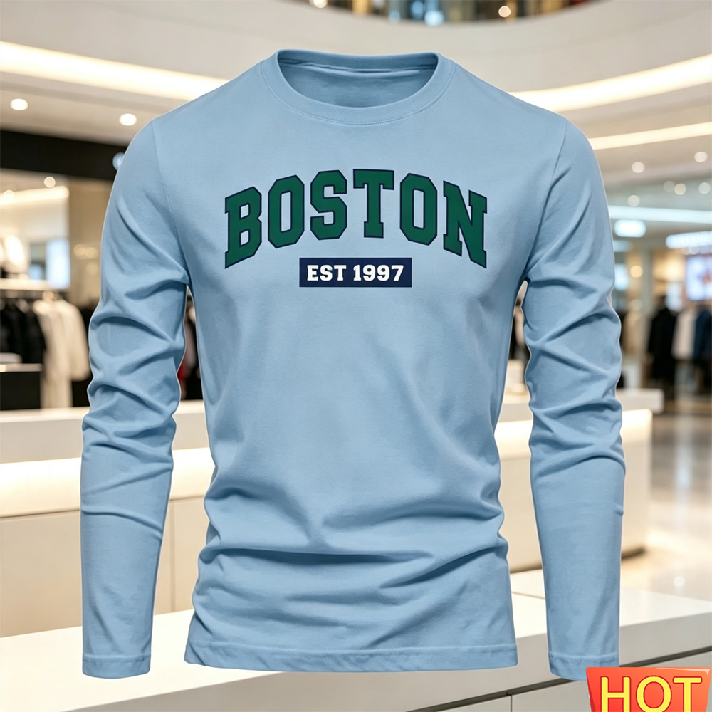 Herfst Zomer heren T-shirt met - Summer Clothing Long Sleeve recensie en prijs