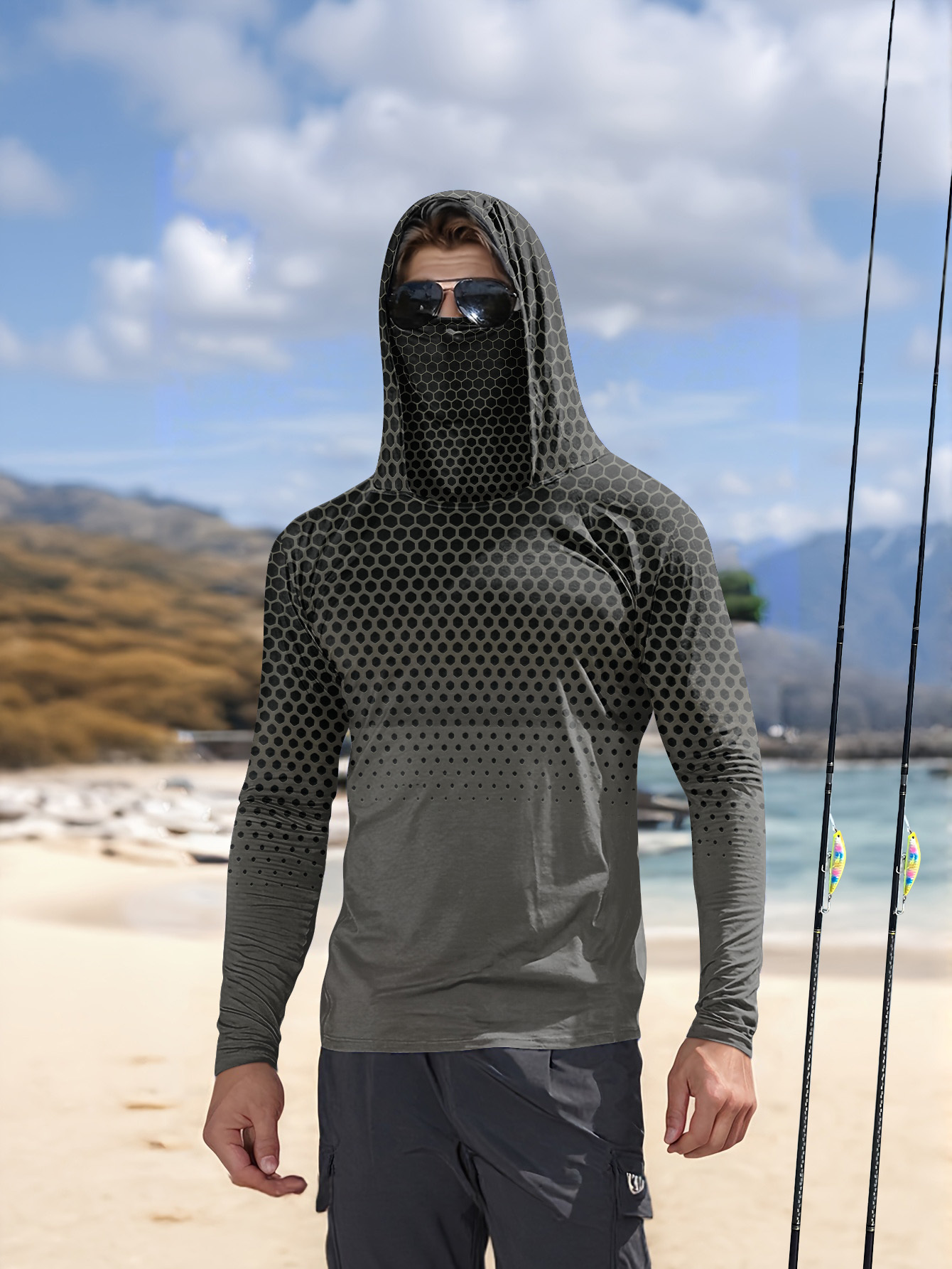 Heren Hood Fishing Shirt lange - Summer Clothing Long Sleeve recensie en prijs
