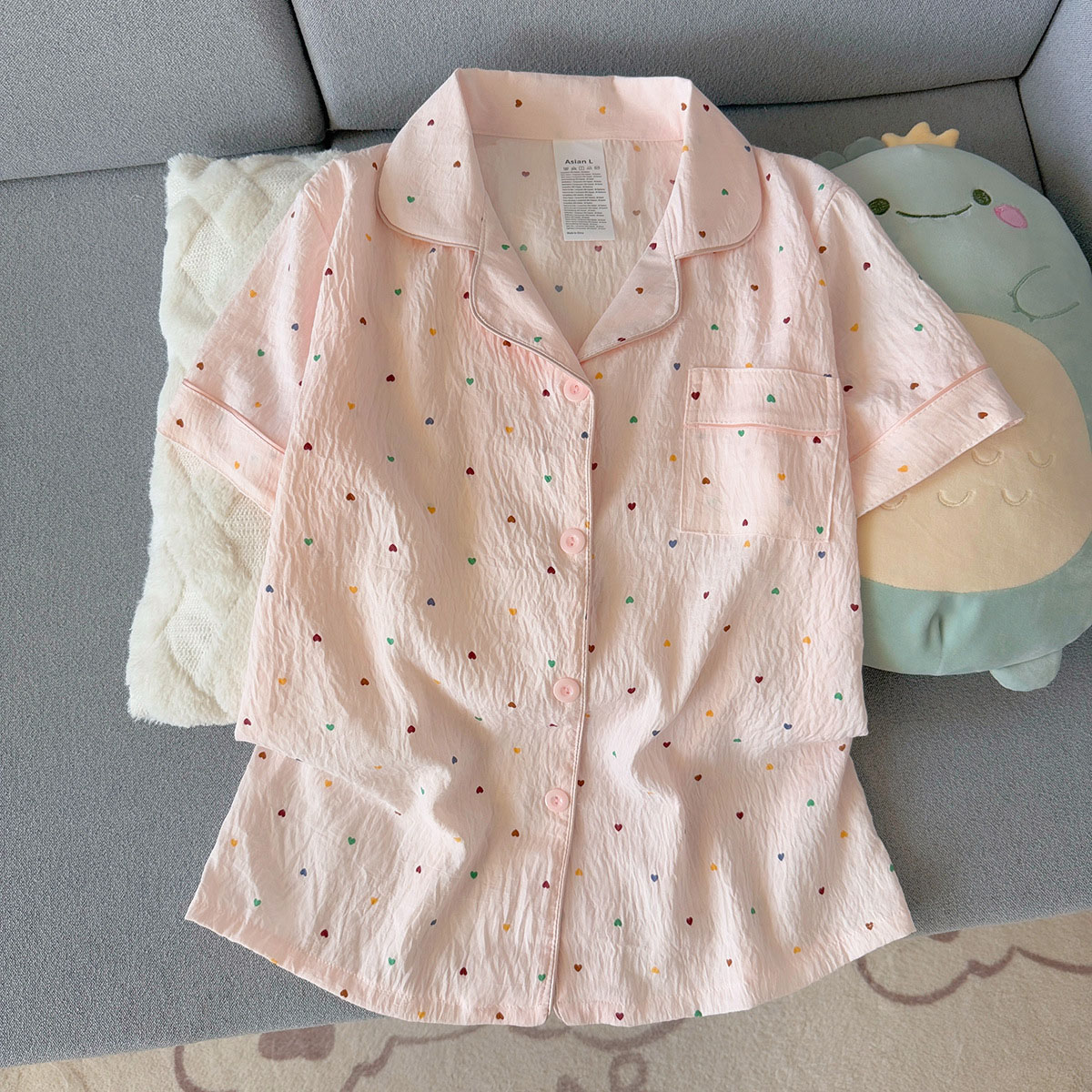 Dames bedrukte katoenen pyjama - Summer Clothing Cheap recensie en prijs