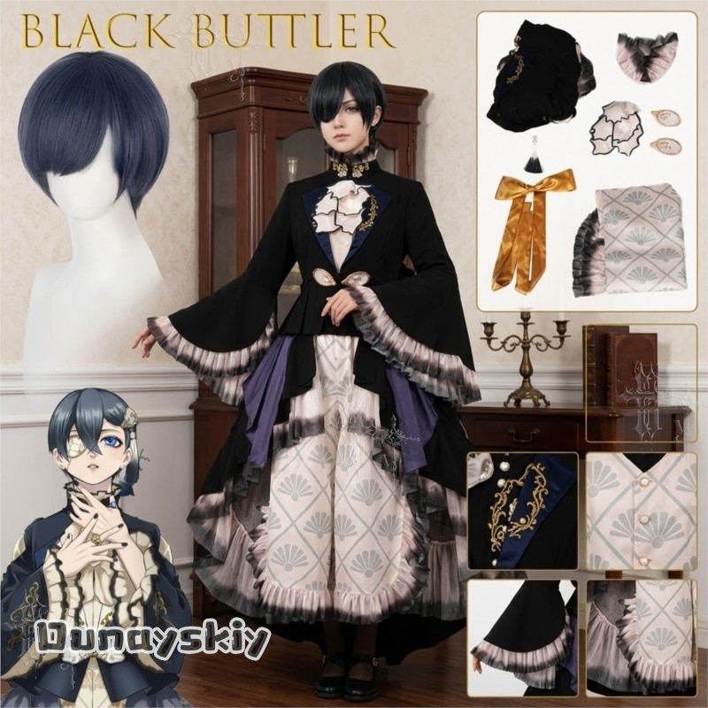 Oyster Ciel Cosplay Anime Blac - Romper Playsuit Women recensie en prijs
