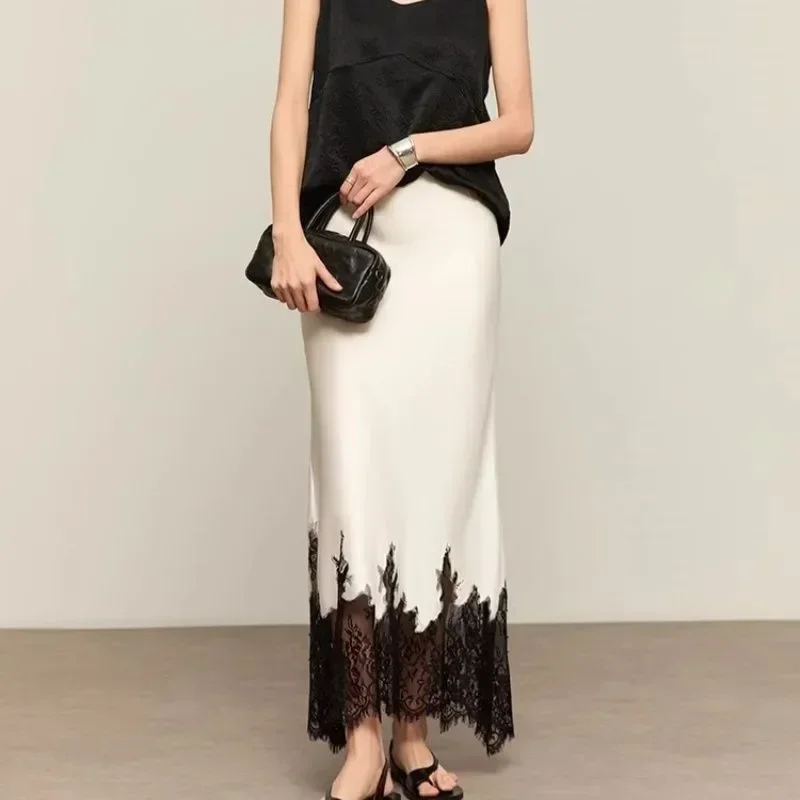 Fairy Lace-Trim Midi Rok Hoge  - Summer Clothing Trends 2025 Women'S recensie en prijs