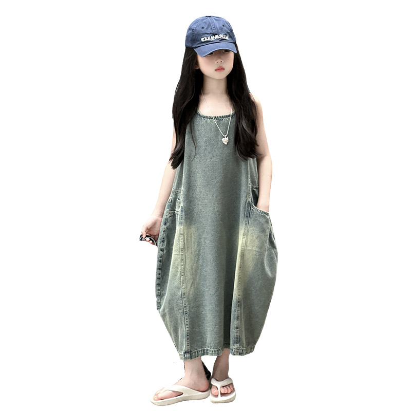 Vintage blauwe kinderen meisje - Summer Clothing Vintage recensie en prijs