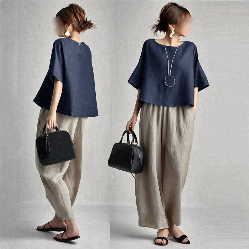 Zomerse nieuwe casual mode ron - Summer Clothing Online recensie en prijs