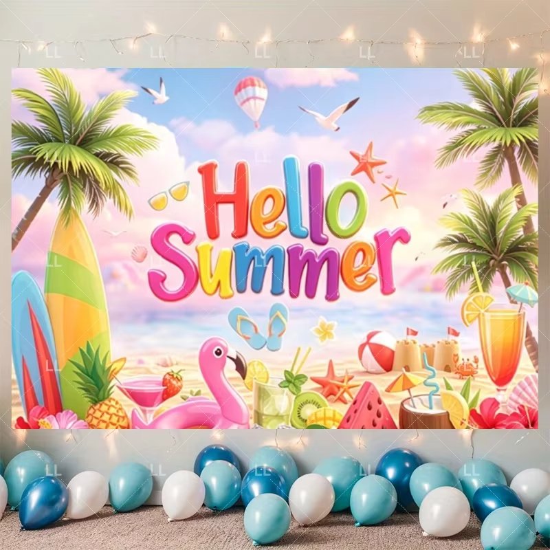 Zomer Hawaii Beach Party Decor - Summer Clothing Banner recensie en prijs