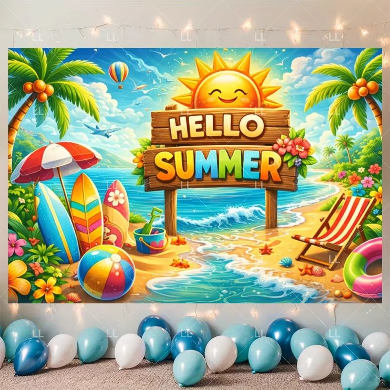 Zomer Hawaii Beach Party Decor - Summer Clothing Banner recensie en prijs